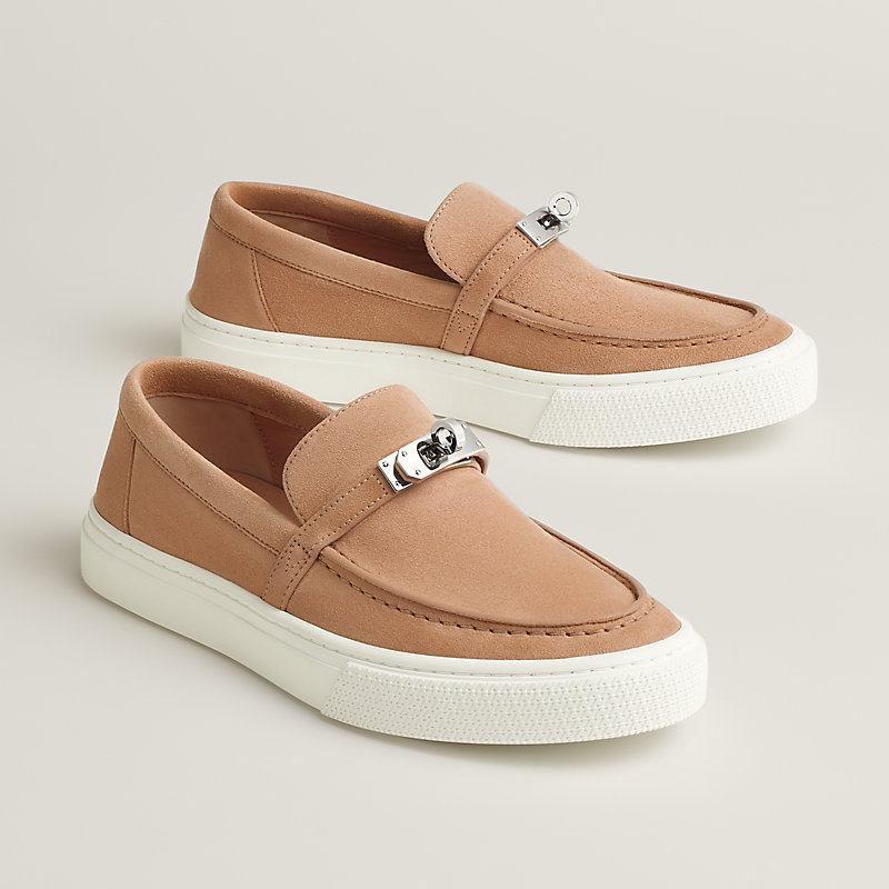 エルメス　エーゲ Game slip-on sneaker - Beige | Hermès USA